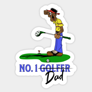 No. 1 Golfer, Dad Sticker